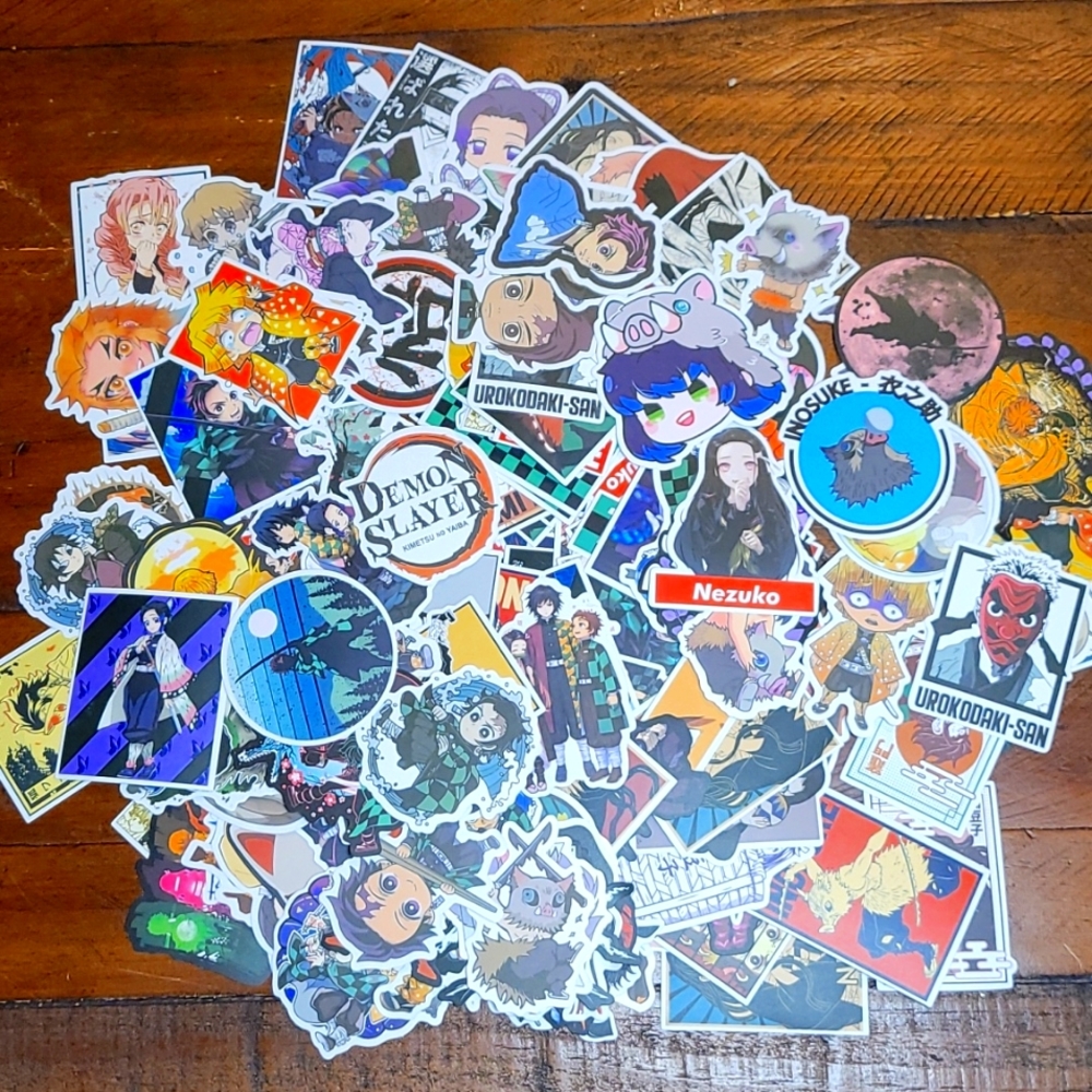 💍 DEMON SLAYER (10) anime stickers